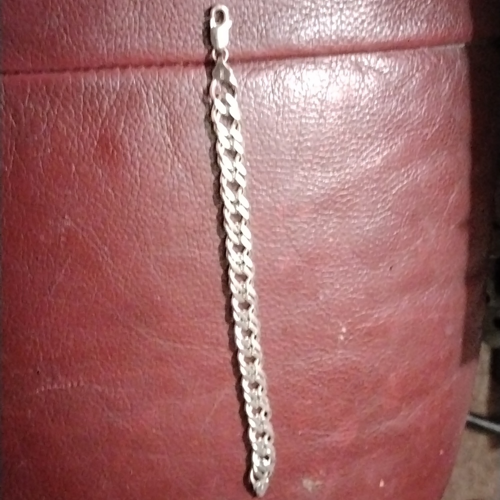 Mens silver bracelet